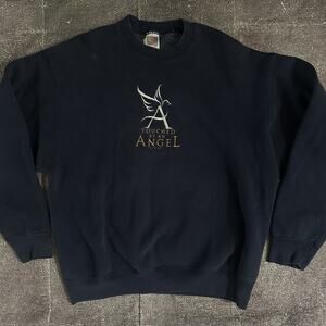 Mens Vintage 90s CBS Touched By An Angel TV Shiw Promo Crewneck Sweatshirt Sz XL